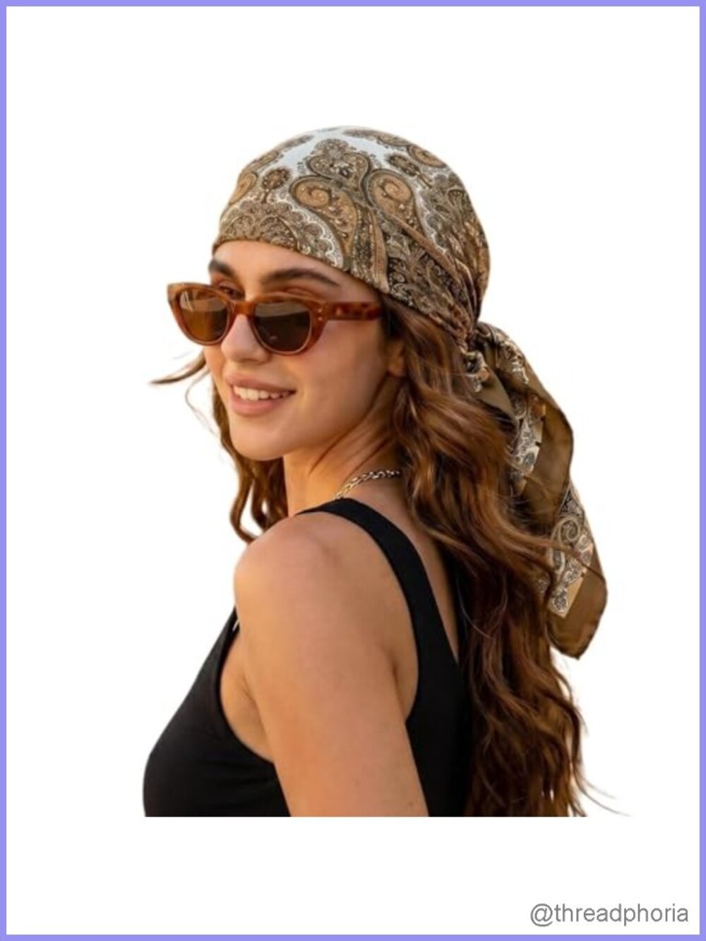 27.5" Satin Head Scarf Silk Like Bandana Hair Wrap Neck Scarf Women Square Scarf